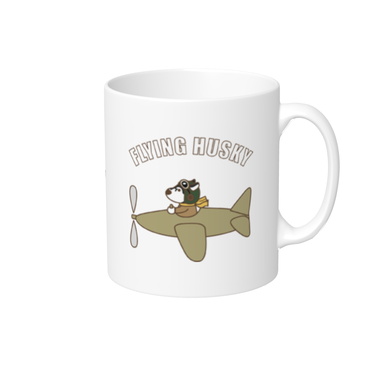 マグカップ【フライングハスキー】/ 別送