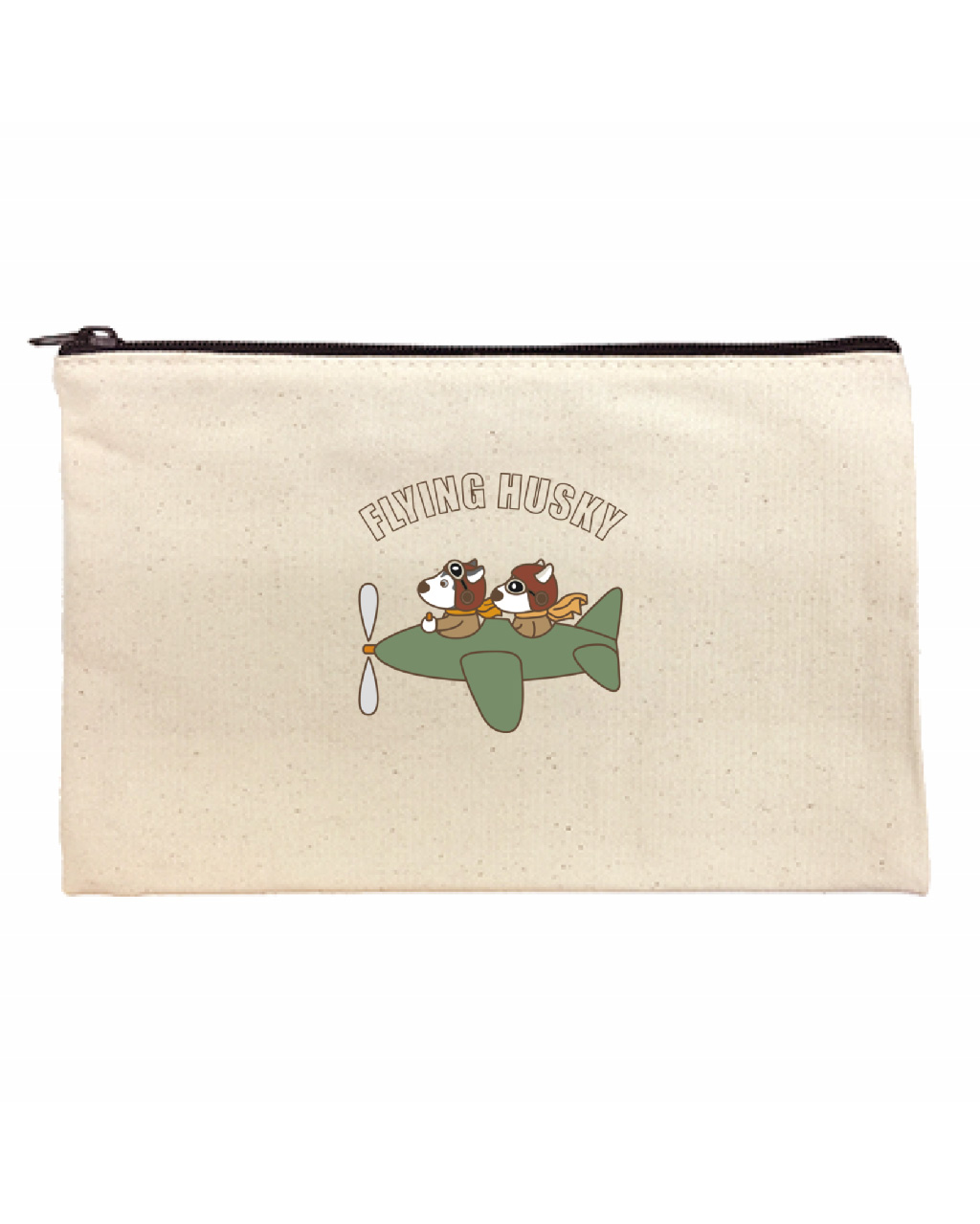 フラットポーチ【フライングハスキー】/ 別送