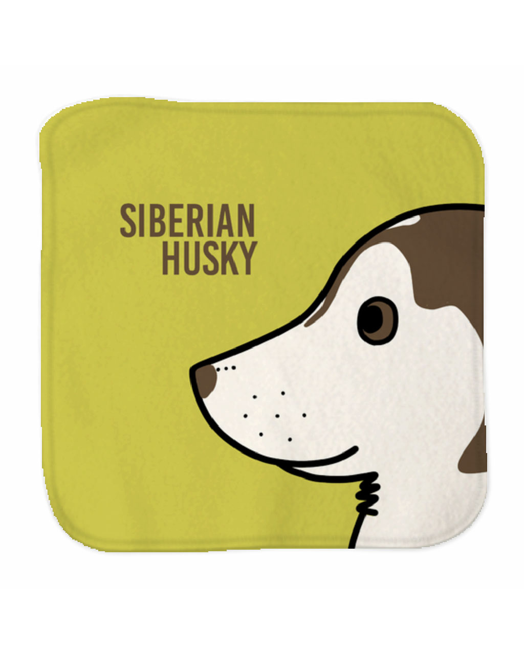 ミニタオル【ハスキーマヅル】チョコ / 別送