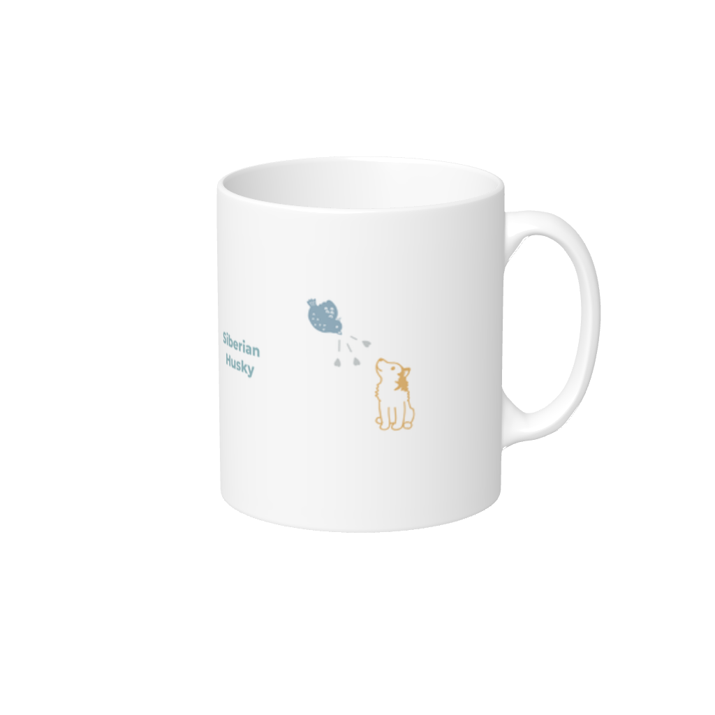マグカップ【はるかぜハスキー】/ 別送