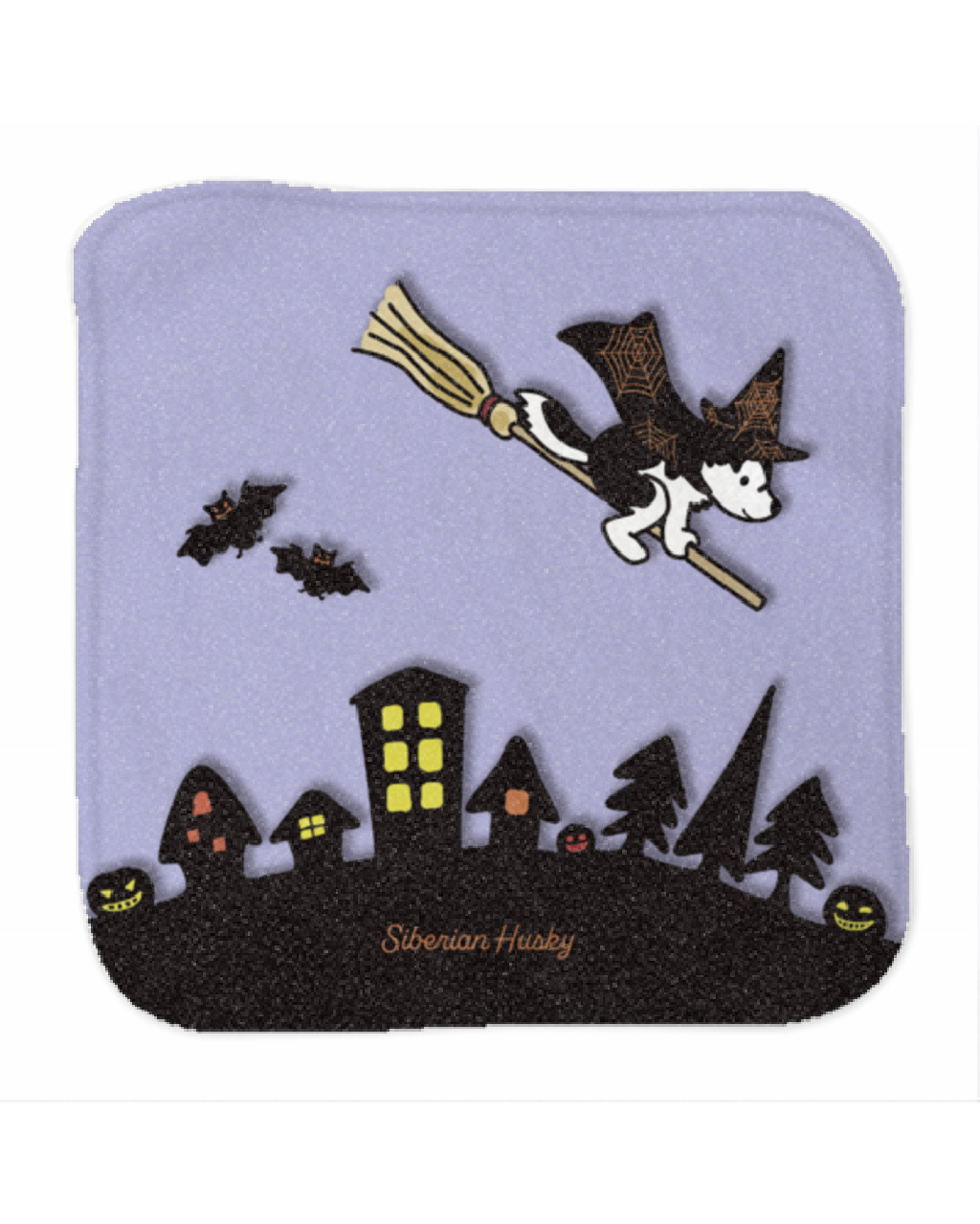 ミニタオル【ハロウィンハスキー】/ 別送