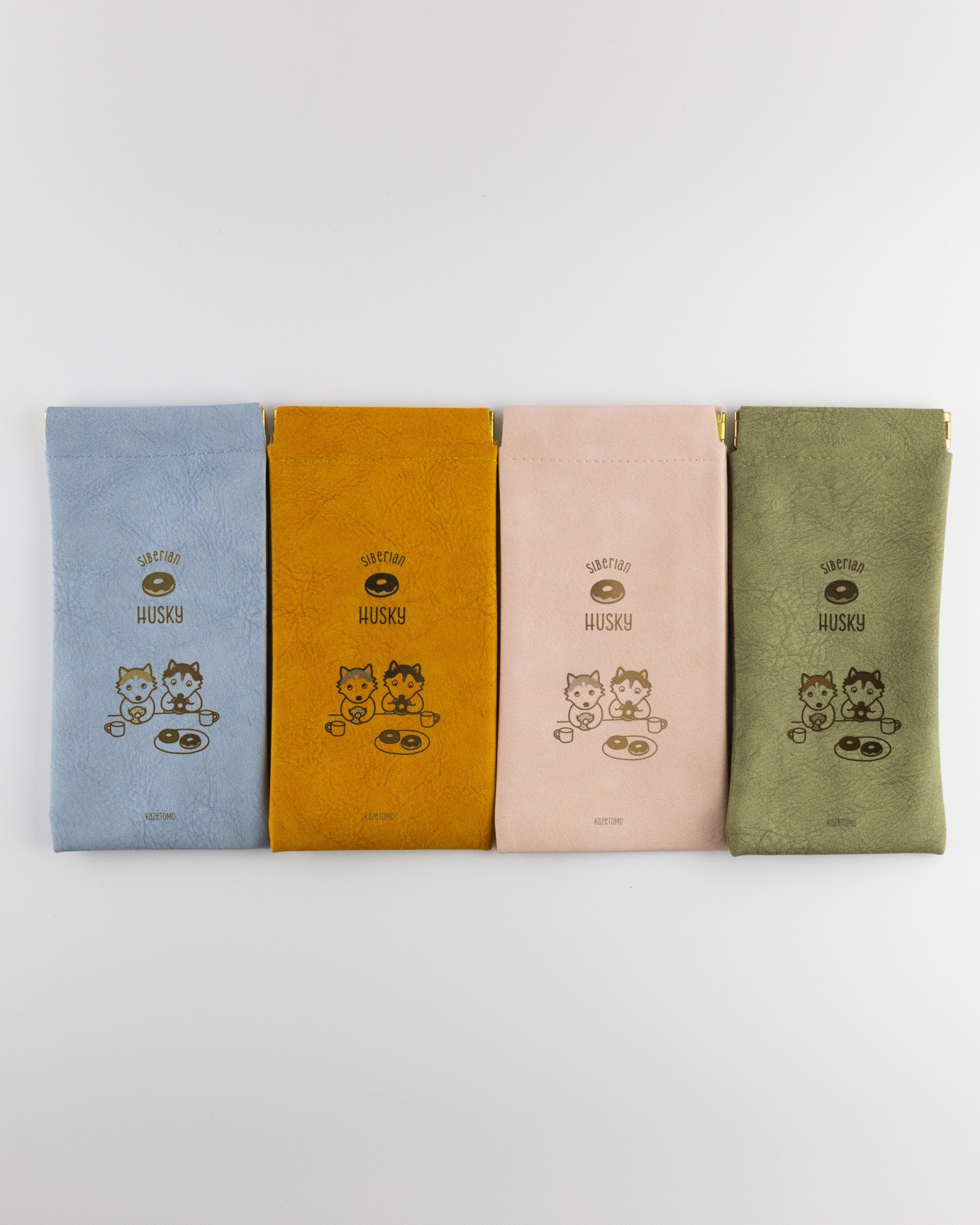 メガネケース【ドーナツハスキー】